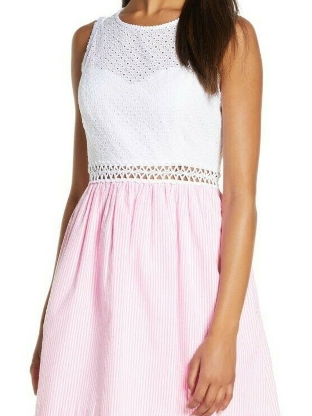 Lilly Pulitzer Alivia Eyelet Pocket Sleeveless Dress